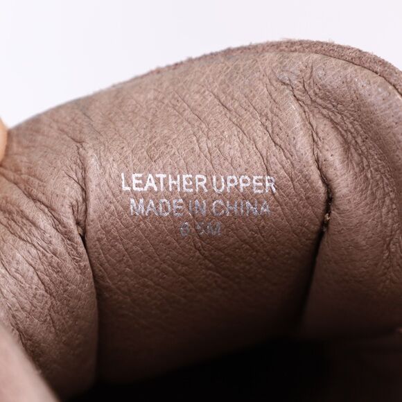 J Slides NYC Shoes Womens 6.5 Platform Sneakers Brown Suede Leather Slip Ons - Picture 3 of 13